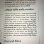 Oscar del brand journalism - corriere della sera
